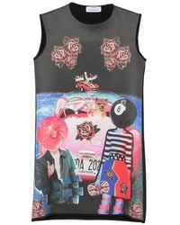 The Artistylist - Graphic-Print Sleeveless Dress - Lyst