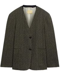 Momoní - Mary Micro-Pinstripe Jacket - Lyst