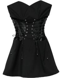 Vestiaire d'un Oiseau Libre - Minikleid Mit Schnürung - Lyst