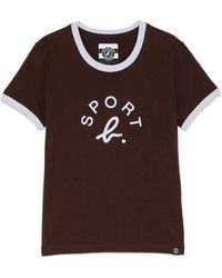 SPORT b. by agnès b. - Logo-Print T-Shirt - Lyst