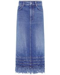 Rabanne - Fringe-Detail Midi Skirt - Lyst
