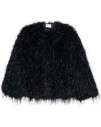 forte_forte - Feather-Effect Mycoatnotte Coat - Lyst