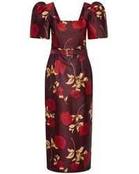 Rebecca Vallance - Melora Short Sleeve Midi Dress - Lyst