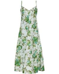Cara Cara - Robe Mi-Longue À Fleurs Mae - Lyst