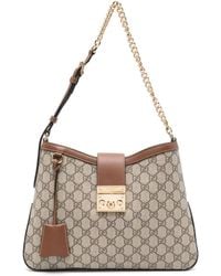 Gucci - Medium Padlock Gg Shoulder Bag - Lyst