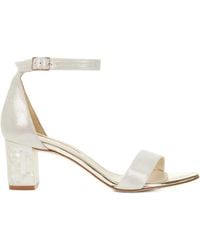 freya rose - Martene Midi Block-Heel Sandals - Lyst