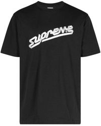 Supreme - Logo-print Cotton T-shirt - Lyst