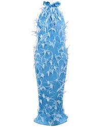 ROWEN ROSE - Robe Plissée À Coupe Longue - Lyst