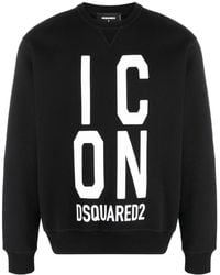 DSquared² - T-shirt en coton à logo Icon imprimé - Lyst