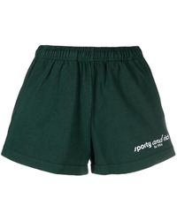 Sporty & Rich - Pantalones cortos de chándal con logo - Lyst