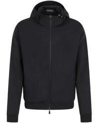 Herno - Chaqueta Con Cremallera Y Capucha - Lyst