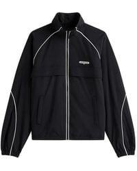 Tommy Hilfiger - Piped-Trim Logo-Patch Jacket - Lyst