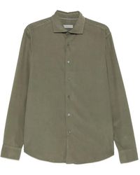 Canali - Corduroy Long-Sleeve Shirt - Lyst