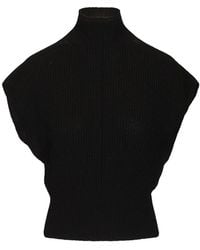 Rick Owens - Sleeveless Turtleneck Sweater - Lyst