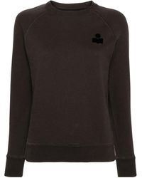 Isabel Marant - Sudadera Mike con logo afelpado - Lyst