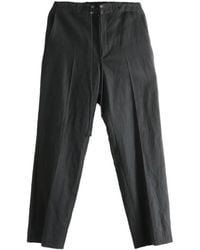 AURALEE - Drawstring Trousers - Lyst