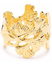 Aurelie Bidermann - Anillo Tangerine con detalle de hojas - Lyst