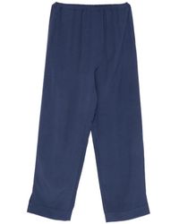 Emporio Armani - Elasticated-Waistband Trousers - Lyst