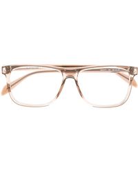 McQueen - Rectangular Frame Glasses - Lyst