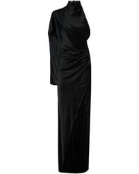 ANDAMANE - Draped One-Shoulder Maxi Dress - Lyst