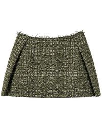 IRO - Tweed Frayed-Edge Skorts - Lyst