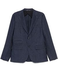 Peserico - Blazer Met Enkele Rij Knopen - Lyst