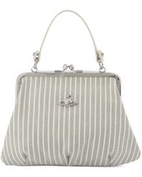 Vivienne Westwood - Granny Frame Stripe-Print Clutch Bag - Lyst