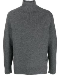 OAMC - Roll-neck Ribbed-knit Wool Jumper - Lyst