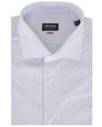 ZEGNA - Striped Dress Shirt - Lyst