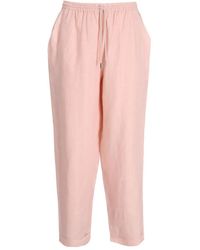 BOSS - Drawstring Tapered Trousers - Lyst
