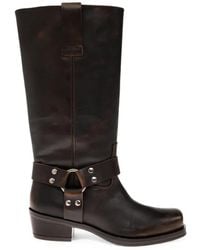 POSA - Texas Harness Leather Boots - Lyst