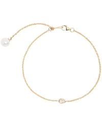 Mizuki - 14Kt Sea Of Beauty Diamond And Pearl Bracelet - Lyst