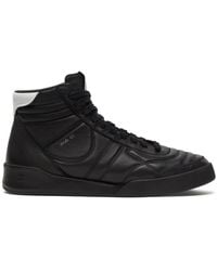 Courreges - Mid Club 02 Leather Sneakers - Lyst