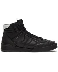 Courreges - Mid Club 02 Leather Sneakers - Lyst