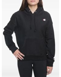 Champion - Embroidered-Logo Hoodie - Lyst