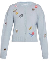 Erdem - Vest Verfraaid Met Bloemen En Ronde Hals - Lyst