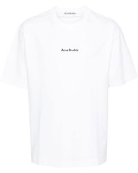Acne Studios - Logo-print Cotton T-shirt - Lyst