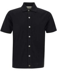 Della Ciana - Short-Sleeve Cotton-Knit Shirt - Lyst