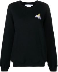 Off-White c/o Virgil Abloh - Floral Arrows-Motif Sweatshirt - Lyst
