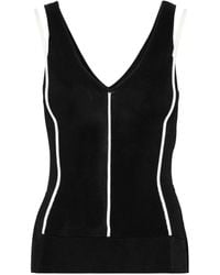 3.1 Phillip Lim - V-Neck Striped Tank Top - Lyst