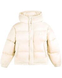 Sporty & Rich - Logo-Patch Puffer Jacket - Lyst