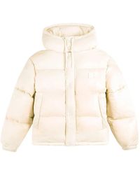 Sporty & Rich - Logo-Patch Puffer Jacket - Lyst