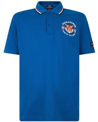 Paul & Shark - Embroidered-Logo Short-Sleeve Polo Shirt - Lyst