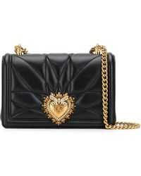 Dolce & Gabbana - Small Devotion Crossbody Bag In Quilted Nappa Leather - Lyst