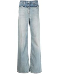 Givenchy - Low-Rise Straight-Leg Jeans - Lyst