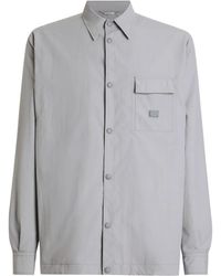 Dolce & Gabbana - Logo-Plaque Shirt Jacket - Lyst