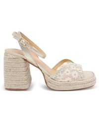 Castañer - Vals Flower-Print Sandals - Lyst