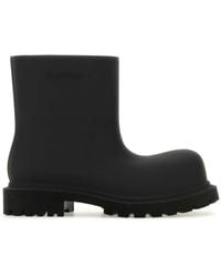 Balenciaga - Steroid ロゴエンボス アンクルブーツ - Lyst