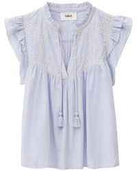 Ba&sh - Janny Embroidered Tassel Blouse - Lyst