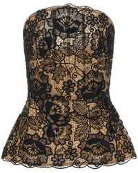 Elie Saab - Guipure Lace Corset - Lyst